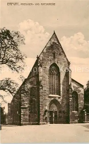 AK / Ansichtskarte 73816608 Erfurt Prediger und Ratskirche Erfurt