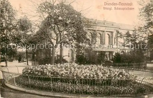 AK / Ansichtskarte 73816643 Neustadt_Dresden Kgl Schauspielhaus Neustadt_Dresden