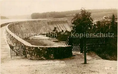 AK / Ansichtskarte 73816693 Talsperre_Muldenberg Panorama Sperrmauer Talsperre Muldenberg