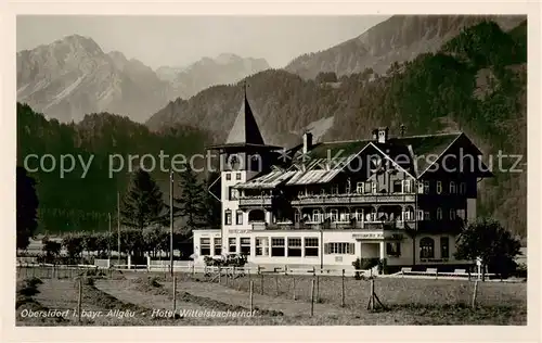 AK / Ansichtskarte 73816756 Oberstdorf Hotel Wittelsbacherhof Oberstdorf