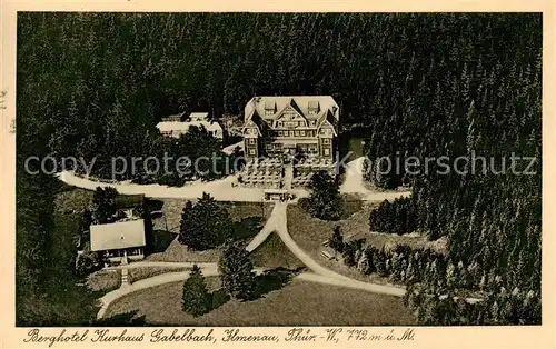 AK / Ansichtskarte 73816783 Ilmenau_Bad Berghotel Kurhaus Gabelbach Ilmenau_Bad