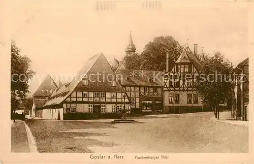 AK / Ansichtskarte 73816814 Goslar Frankenberger Thuer Goslar