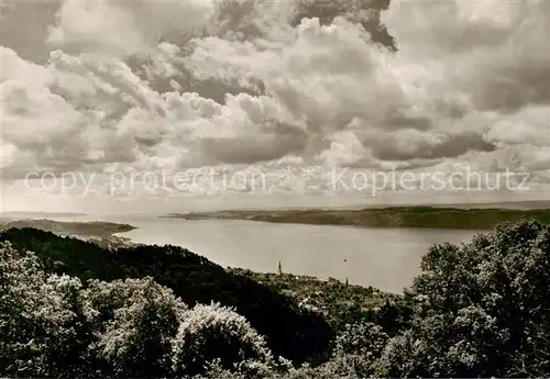 AK / Ansichtskarte 73817080 Sipplingen_Bodensee Panorama ueberlinger See vom Haldenhof gesehen Sipplingen Bodensee