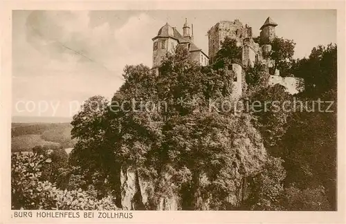 AK / Ansichtskarte 73817152 Burg_Hohlenfels_Hahnstaetten Panorama 