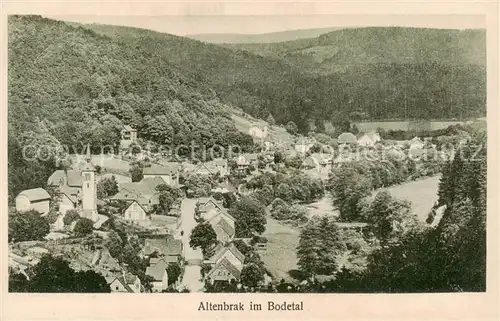 AK / Ansichtskarte 73817244 Altenbrak_Harz Panorama Bodetal Altenbrak Harz