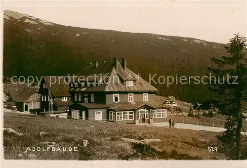 AK / Ansichtskarte 73817397 Riesengebirge_Schlesischer_Teil Adolfbaude 