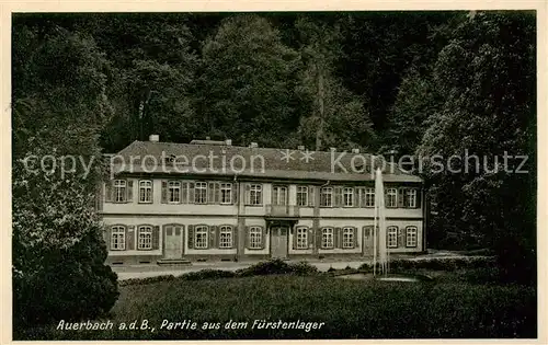 AK / Ansichtskarte 73817442 Auerbach_Bergstrasse Partie aus dem Fuerstenlager Auerbach_Bergstrasse