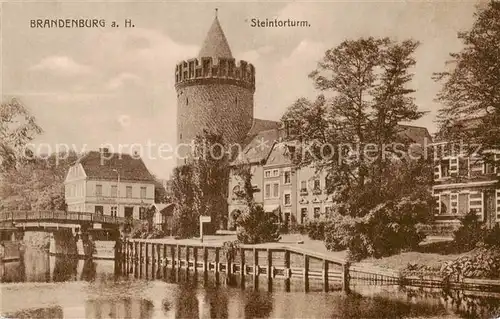 AK / Ansichtskarte 73817582 Brandenburg__Havel Steintorturm 