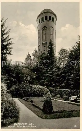 AK / Ansichtskarte 73817602 Burgstaedt_Sachsen Aussichts und Wasserturm Burgstaedt_Sachsen