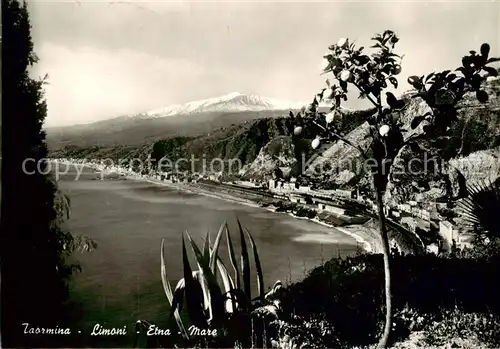 AK / Ansichtskarte 73817697 Taormina_Sicilia_IT Limoni Etna Mare 