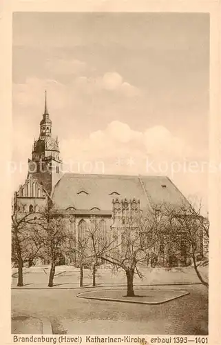 AK / Ansichtskarte 73817779 Brandenburg__Havel Katharinen Kirche 