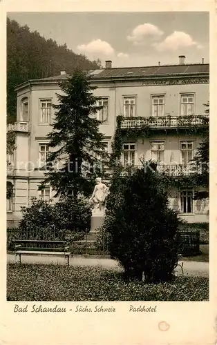 AK / Ansichtskarte 73817859 Bad_Schandau Parkhotel Bad_Schandau