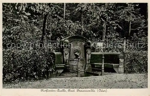 AK / Ansichtskarte 73817863 Bad_Freienwalde Kurfuersten Quelle Bad_Freienwalde