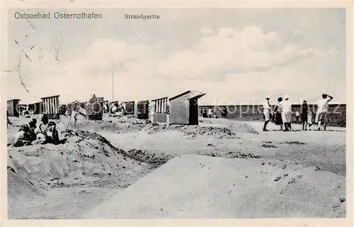 AK / Ansichtskarte 73817952 Osternothafen_Swinemuende Strandpartie Osternothafen_Swinemuende