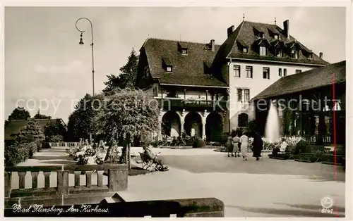 AK / Ansichtskarte 73817954 Bad_Flinsberg_Swieradow_Zdroj_PL Am Kurhaus 