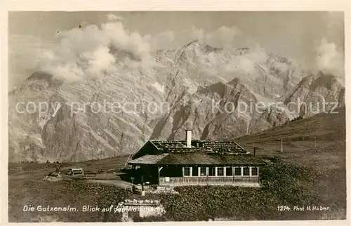 AK / Ansichtskarte 73818151 Koenigssee-Muehlleiten_Schoenau_Berchtesgaden Die Gotzenalm mit Watzmannblick 