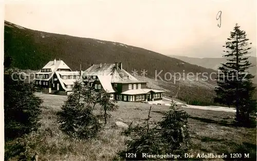 AK / Ansichtskarte 73818387 Riesengebirge_Schlesischer_Teil Die Adolfbaude 