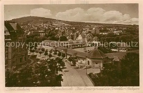 AK / Ansichtskarte 73818531 Bad_Nauheim Gesamtansicht mit Trinkkuranlagen Bad_Nauheim