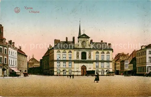 AK / Ansichtskarte 73818574 Ypres_Ypern_Ieper Hôpital 