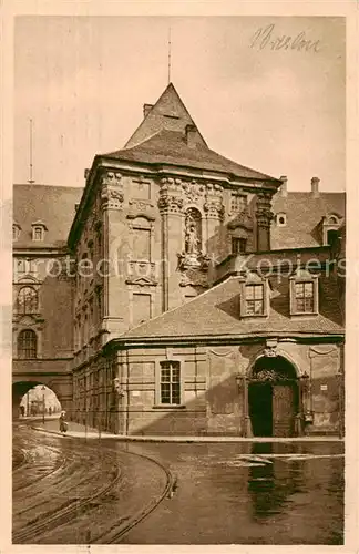 AK / Ansichtskarte 73818620 Breslau_Niederschlesien Kaiserthor mit Universitaet Breslau_Niederschlesien