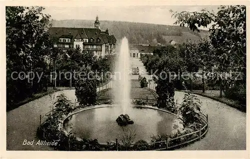 AK / Ansichtskarte 73818697 Bad_Altheide_Polanica-Zdrój Brunnen Fontaene 