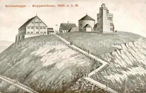 AK / Ansichtskarte 73819007 Schneekoppe_Snezka_CZ Koppenhaeuser 