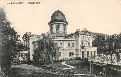 AK / Ansichtskarte 73819125 Bad_Landeck_Schlesien_PL Marienbad 