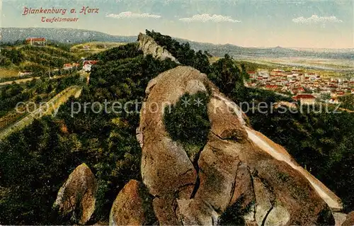 AK / Ansichtskarte 73819220 Blankenburg_Harz Teufelsmoor Panorama Blankenburg_Harz