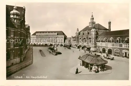 AK / Ansichtskarte 73819316 Luebeck Am Hauptbahnhof Luebeck