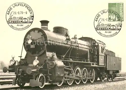 AK / Ansichtskarte 73819371 Eisenbahn Laeufelfingen An der alten Hauensteinlinie Eisenbahn