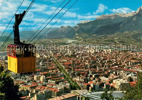AK / Ansichtskarte 73819732 Seilbahn_Cable-Car_Telepherique Grenoble  