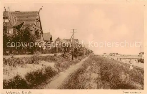 AK / Ansichtskarte 73819881 Bansin_Ostseebad Strandpromenade Bansin_Ostseebad