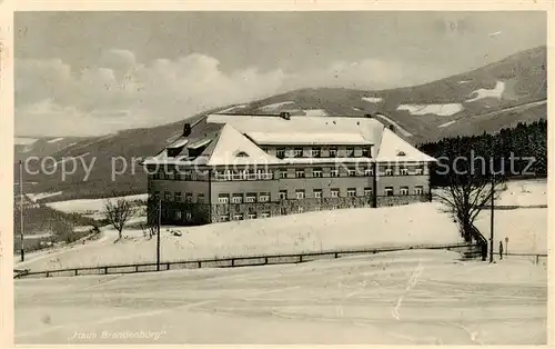 AK / Ansichtskarte 73819934 Krummhuebel_Karpacz_Riesengebirge_PL Haus Brandenburg 