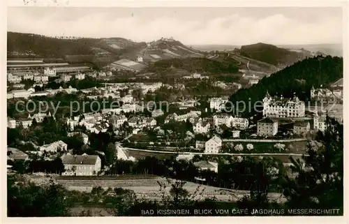 AK / Ansichtskarte 73819962 Bad_Kissingen Blick vom Cafe Jagdhaus Messerschmitt Bad_Kissingen