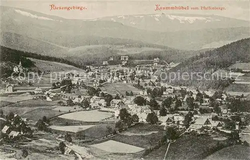 AK / Ansichtskarte 73819984 Krummhuebel_Karpacz_Riesengebirge_PL Blick vom Pfaffenberge 