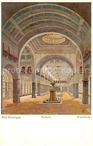 AK / Ansichtskarte 73820280 Bad_Kissingen Kurhaus Wandelhalle Bad_Kissingen