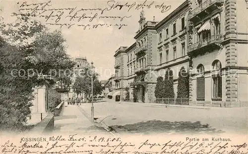 AK / Ansichtskarte 73820305 Kissingen_Bad Partie am Kurhaus Kissingen_Bad