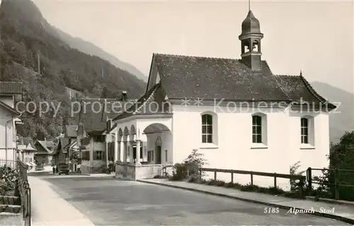 AK / Ansichtskarte Alpnachstad Kapelle Feldpost Alpnachstad