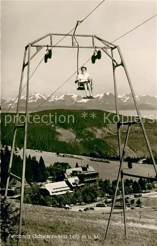 AK / Ansichtskarte 73820475 Sessellift_Chairlift_Telesiege Feldberg Schwarzwald  