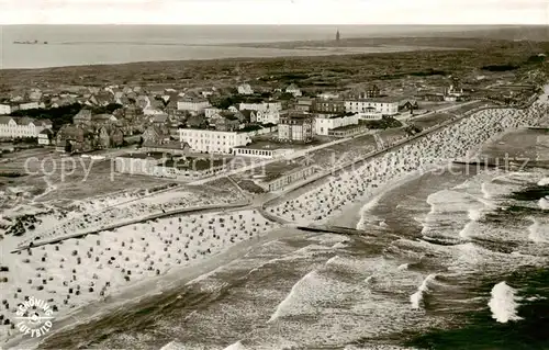 AK / Ansichtskarte 73820557 Wangerooge_Nordseebad Fliegeraufnahme Wangerooge_Nordseebad