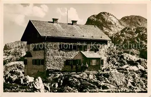 AK / Ansichtskarte 73820881 Ingolstaedterhaus_2120m_Steinernes_Meer_AT mit Schindelkoepfen 