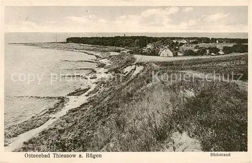 AK / Ansichtskarte 73820900 Thiessow_Ostseebad_Ruegen Suedstrand Thiessow_Ostseebad_Ruegen