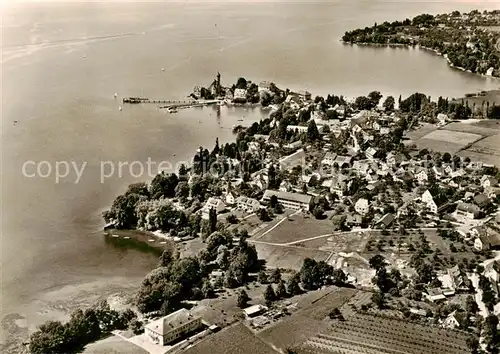 AK / Ansichtskarte 73821169 Wasserburg_Bodensee Fliegeraufnahme Wasserburg Bodensee