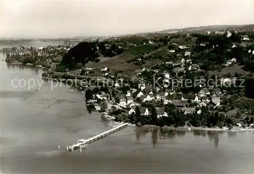 AK / Ansichtskarte Mannenbach_Untersee Fliegeraufnahme Mannenbach Untersee