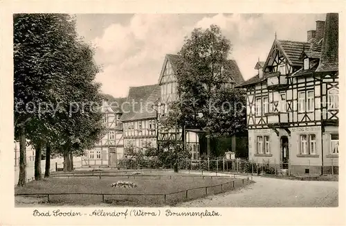 AK / Ansichtskarte 73821224 Bad_Sooden-Allendorf Brunnenplatz Bad_Sooden-Allendorf