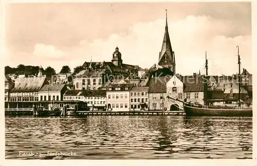 AK / Ansichtskarte 73821226 Flensburg_DE Foerdebruecke 