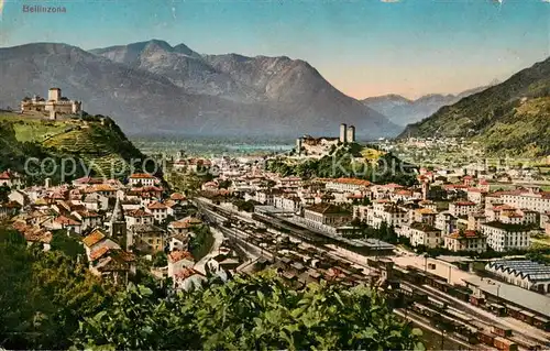 AK / Ansichtskarte Bellinzona_TI Panorama 