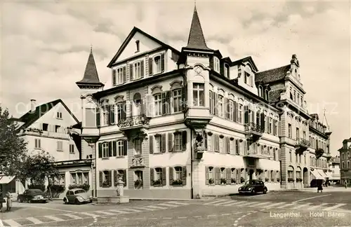 AK / Ansichtskarte Langenthal_BE Hotel Baeren Langenthal BE