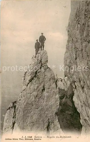 AK / Ansichtskarte Saleve_Le_Haute Savoie_74 Aiguile du Surplomb 