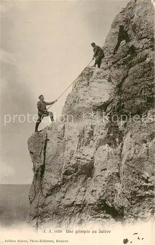 AK / Ansichtskarte Saleve_Le_Haute Savoie_74 Une grimpee au Saleve 